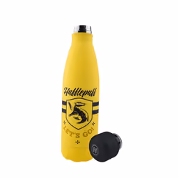 Cinereplicas Harry Potter Bouteille isotherme Hufflepuff Let's Go