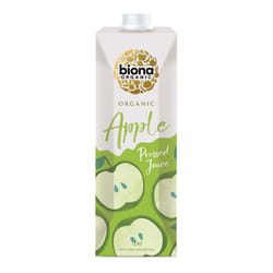 Biona Organic Apple Juice 1 L Pack of 6 Pure Pressed Fruit Juice Harvested by Organic Farmers No Added Sugar or Artificial Flavourings