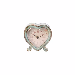 Sass & Belle Boudoir Heart Clock Duck Egg