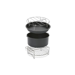 Tefal XA1120 Easy Fry XL 17 cm Cooking Basket Insert 4 Accessories Healthy Cooking Non-Stick Stainless Steel Grey