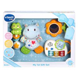 VTech My First Gift Set New Baby Gifts | Newborn Baby Toys Including Hippo Animal Plush, Baby Teether, Baby Rattle & Baby Musical Toy | Baby Toys 0,