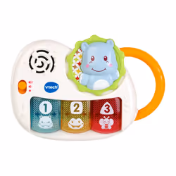 VTech My First Gift Set New Baby Gifts | Newborn Baby Toys Including Hippo Animal Plush, Baby Teether, Baby Rattle & Baby Musical Toy | Baby Toys 0,