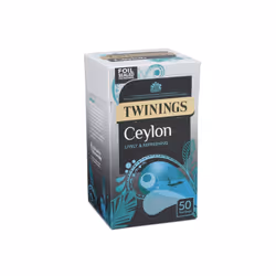Twinings Ceylon Tea 200 Tea Bags (Multipack of 4 x 50 Bags)