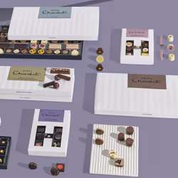 Hotel Chocolat Patisserie Luxe Box - 44 Dessert-Inspired Chocolates, 535g - Chocolate Gifts For Birthday, Thank You, Congratulations, Anniversary -
