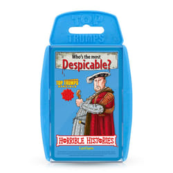 Top Trumps Horrible Histories Specials Card Game, play with history?s most despicable from King Henry VIII, Cleopatra VII and Alexander the Great,
