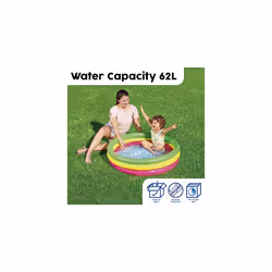 Bestway Summer Set Paddling Pool | Swimming Pool Toys, Water Pool Toys, Inflatable Baby, Kids Pool for Outdoors, Multiple Sizes, 40 Inch