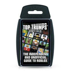 Top Trumps The Independent and Unofficial Guide to Roblox Special Card Games, 30 of the biggest games including Sharkbite, Jailbreak and Brookhaven,