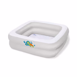 Bestway Inflatable Baby Bath Tub | Portable and Lightweight for Home and Travel, Inflatable Soft Floor, White