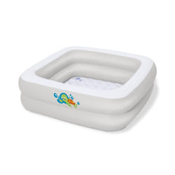 Bestway Inflatable Baby Bath Tub | Portable and Lightweight for Home and Travel, Inflatable Soft Floor, White