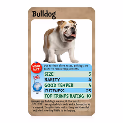 Top Trumps Dogs Classics Card Game, learn facts about the Boxer, Pug, Husky and the Chihuahua in this educational packed game, Gifts and Toys for Boys