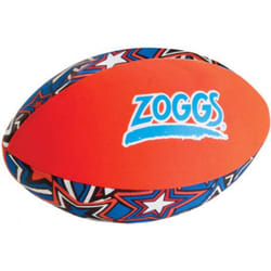 Zoggs Kid's Safe Neoprene Aqua Ball for All Ages - Orange/Blue with Star Print Pool Game,130 x 130 x 220 millimeters