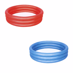 Bestway Play Paddling Pool | Inflatable Garden Pool for Toddlers and Kids, 1.02 m x 25 cm, Ages 2+, Assorted Colours