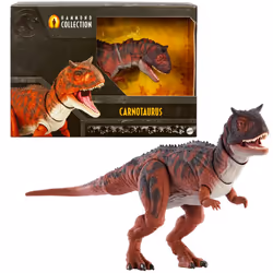 Jurassic World Hammond Collection Fallen Kingdom Carnotaurus Dinosaur Action Figure, Large Species Premium Articulated Figure ...