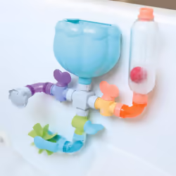 Nuby Wacky Water Works Pipes Bath Toy for 3 Year Olds