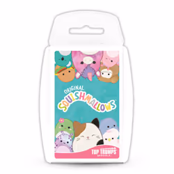 Top Trumps Squishmallows Specials Card Game, play with Cam the Cat, Leonard the Lion, Gordon the Shark, travel game, great ed ...