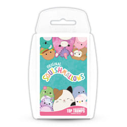 Top Trumps Squishmallows Specials Card Game, play with Cam the Cat, Leonard the Lion, Gordon the Shark, travel game, great educational gift for ages 6