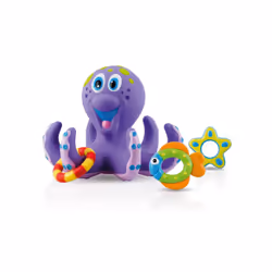 Nuby Octopus Floating Bath, 1 Count ( Pack of 1)