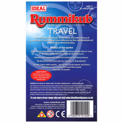 Rummikub IDEAL Travel game: Brings people together | Family Strategy Games | For 2-4 Players | Ages 7+