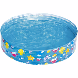 Bestway Sea Creature Paddling Pool Kiddie Swimming Pool, Inflatable Above Ground Pool, Outdoor Garden Pool, Blue, 48 x 10 Inc ...