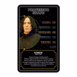 Top Trumps Harry Potter Heroes of Hogwarts Specials Card Game, play with Harry, Ron, Hermione, Dumbledore, McGonagall, Snape and Slughorn, educational