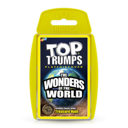 Top Trumps Wonders of the World Classics Card Game, Discover interesting facts in this educational packed game including the height of Mount Everest,