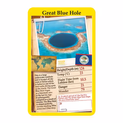 Top Trumps Wonders of the World Classics Card Game, Discover interesting facts in this educational packed game including the height of Mount Everest,