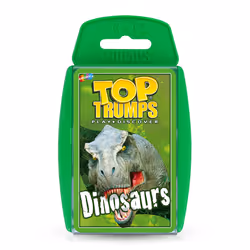 Top Trumps Dinosaurs Classics Card Game, Discover interesting facts in this educational packed game including the killer rati ...