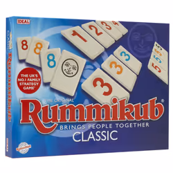 Rummikub IDEAL Classic Game: Brings People Together | Family Strategy Games | For 2-4 Players | Ages 7+