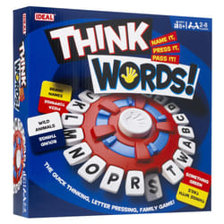 Ideal | Think Words: The quick thinking, letter pressing game! | Family Games | For 2-8 Players | Ages 8+