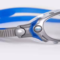 Zoggs Flex Swimming Goggles, 180 Degree Peripheral Vision - Blue/White