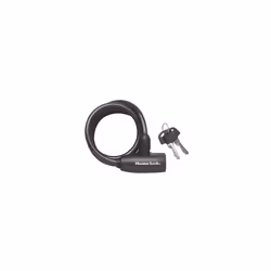 Master Lock Bike Lock Cable, Key, 1.8 m Coiling Cable, Outdoor 8126EURDPRO - Use with all kinds of Bike, Skateboards, Strollers, Lawnmowers and other