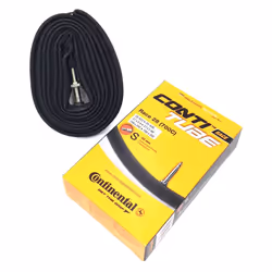 Continental Race 28 700 x 20-25c Road Bike Inner Tubes - Presta 42mm (Pack of 2), Black