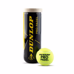 DUNLOP Pro Padel - Padel balls for competitions and tournaments (1x3 can)