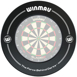 WINMAU Black Printed Dart Board Surround Ring ? Durable Wall Protector for Dartboards