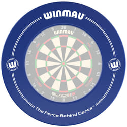 WINMAU Blue Printed Dart Board Surround Ring ? Durable Wall Protector for Dartboards