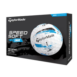 TaylorMade SpeedSoft Ink Blue Golf Ball, 2024