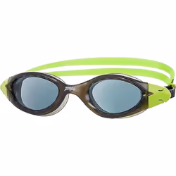 Zoggs Children's Panorama Junior Swimming Goggles with UV Protection, Wide Vision and Anti-Fog (6-14 Years), Smoke/Lime/Tint ...