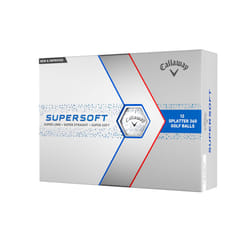 Callaway Golf Supersoft Golf Ball 2023 Blue Splatter Hybrid, One Dozen