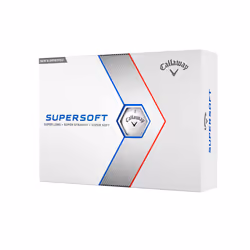 Callaway Golf Supersoft Golf Ball 2023 White Hybrid, One Dozen