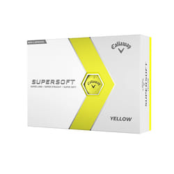 Callaway Golf Supersoft Golf Ball 2023 Yellow Hybrid, One Dozen