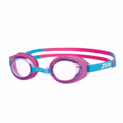 Zoggs Little Ripper Pink Turquoise Clear