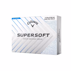 Callaway Golf Supersoft Golf Ball 2025, Splatter Blue