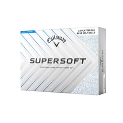 Callaway Golf Supersoft Golf Ball 2025, Splatter Blue