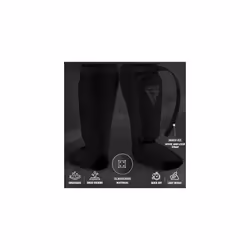 RDX Shin Guards Kickboxing Muay Thai, SATRA Approved, MMA Leg Instep Protection Pads, Sparring Training Martial Arts Boxing, Elasticated Padded