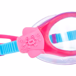 Zoggs Kids' Phantom Mask with UV Protection And Anti-fog Swimming Goggles, Pink/Purple/Aqua, 0-6 Years