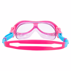 Zoggs Kids' Phantom Mask with UV Protection And Anti-fog Swimming Goggles, Pink/Purple/Aqua, 0-6 Years