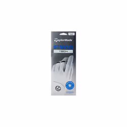 TaylorMade Men Stratus Tech Golf Glove - White, Small