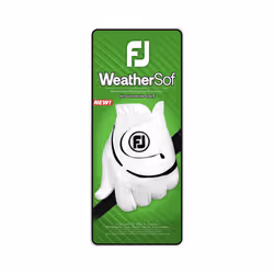 FootJoy Mens Weathersof Golf Glove, White/Black, M EU