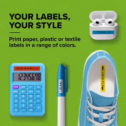 DYMO LetraTag Paper Labels | Authentic | 12 mm x 4 m Roll | Black Print on White Labels | Self-Adhesive Multipurpose Labels for LetraTag Label Makers