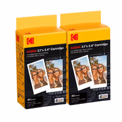 KODAK 4PASS Film Cartridge 2.1" x 3.4" (60 Sheets) for Kodak Mini 2 Retro and Mini Shot 2 Retro